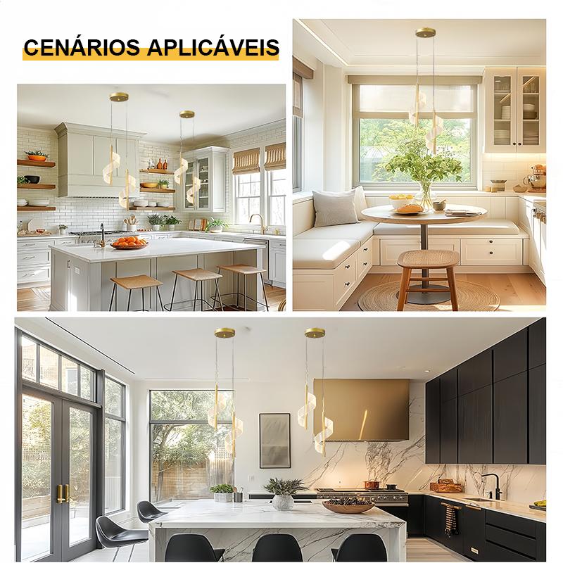 1/2peças, Lustre Minimalista Moderno com Design em Espiral, Disponível em 3000K/4500K/5000K, Inclui Luz LED de Três Cores, Conectado, Adequado para Iluminação de Áreas de Escritório, Luzes de Teto de Quartos de Hotel, Sala de Estar, Quarto de Dormir, Lustres de Cabeceira