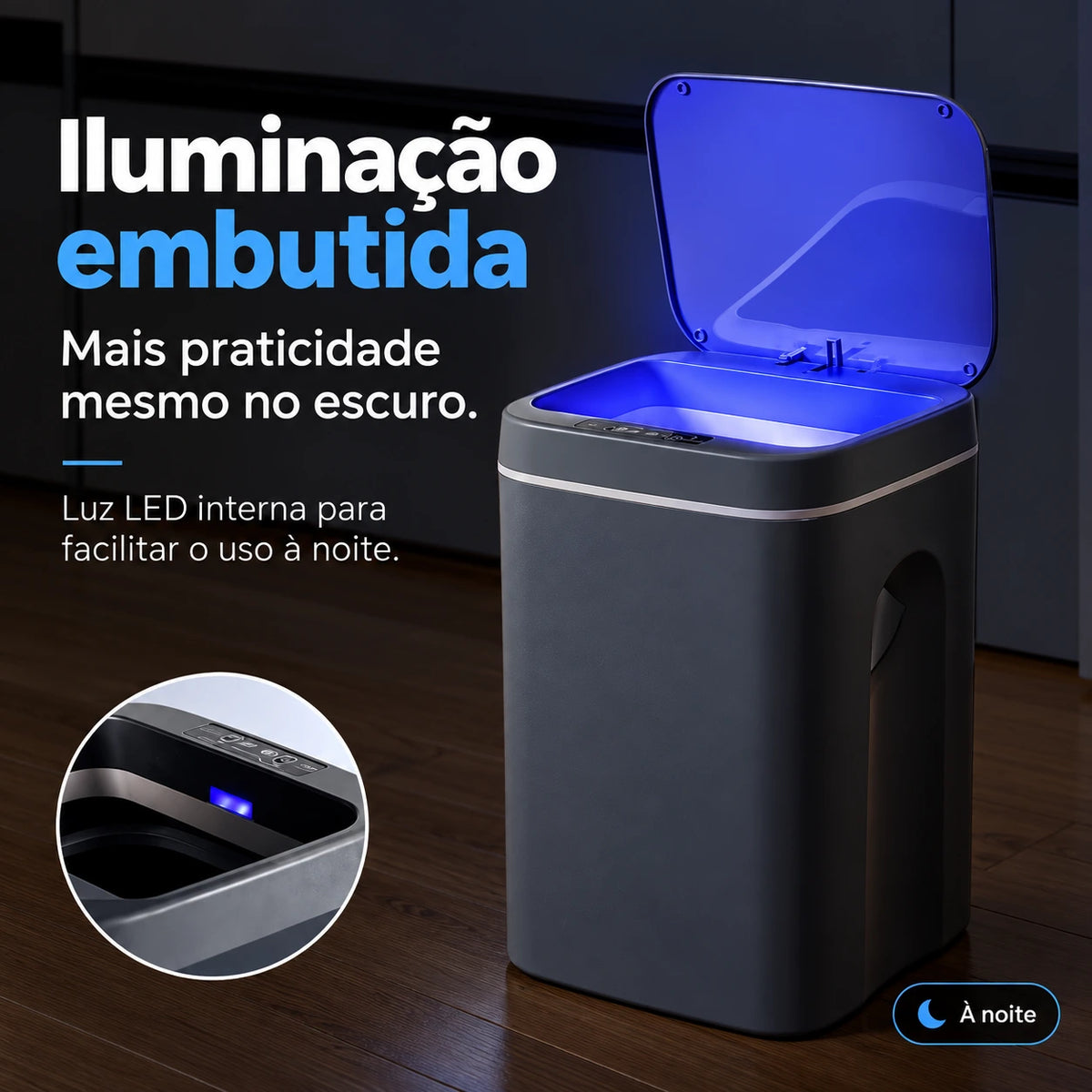 Lixeira Automática com Sensor de 16 Litros