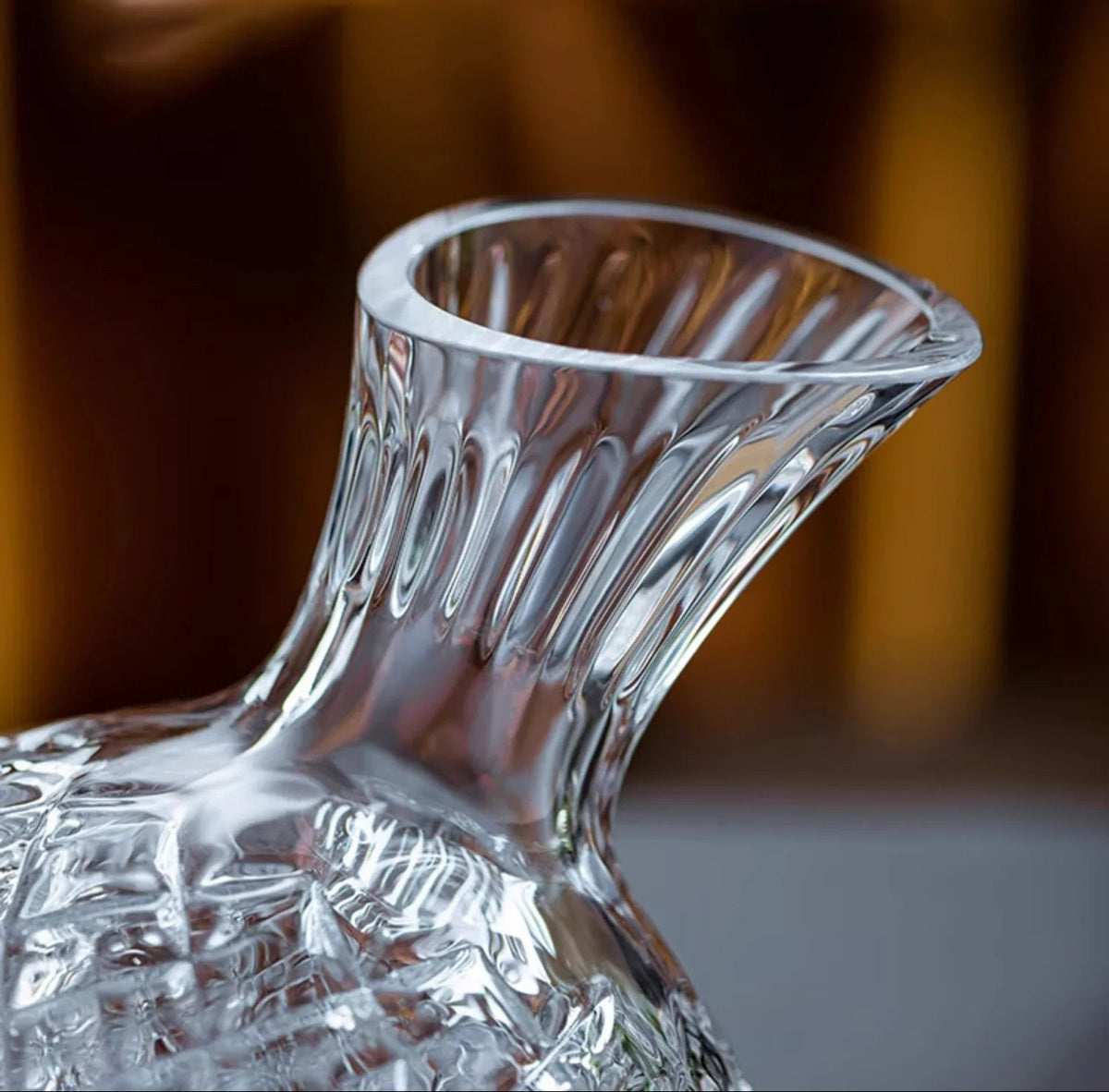 Decantador de Vinho Cristal Giratório 360°