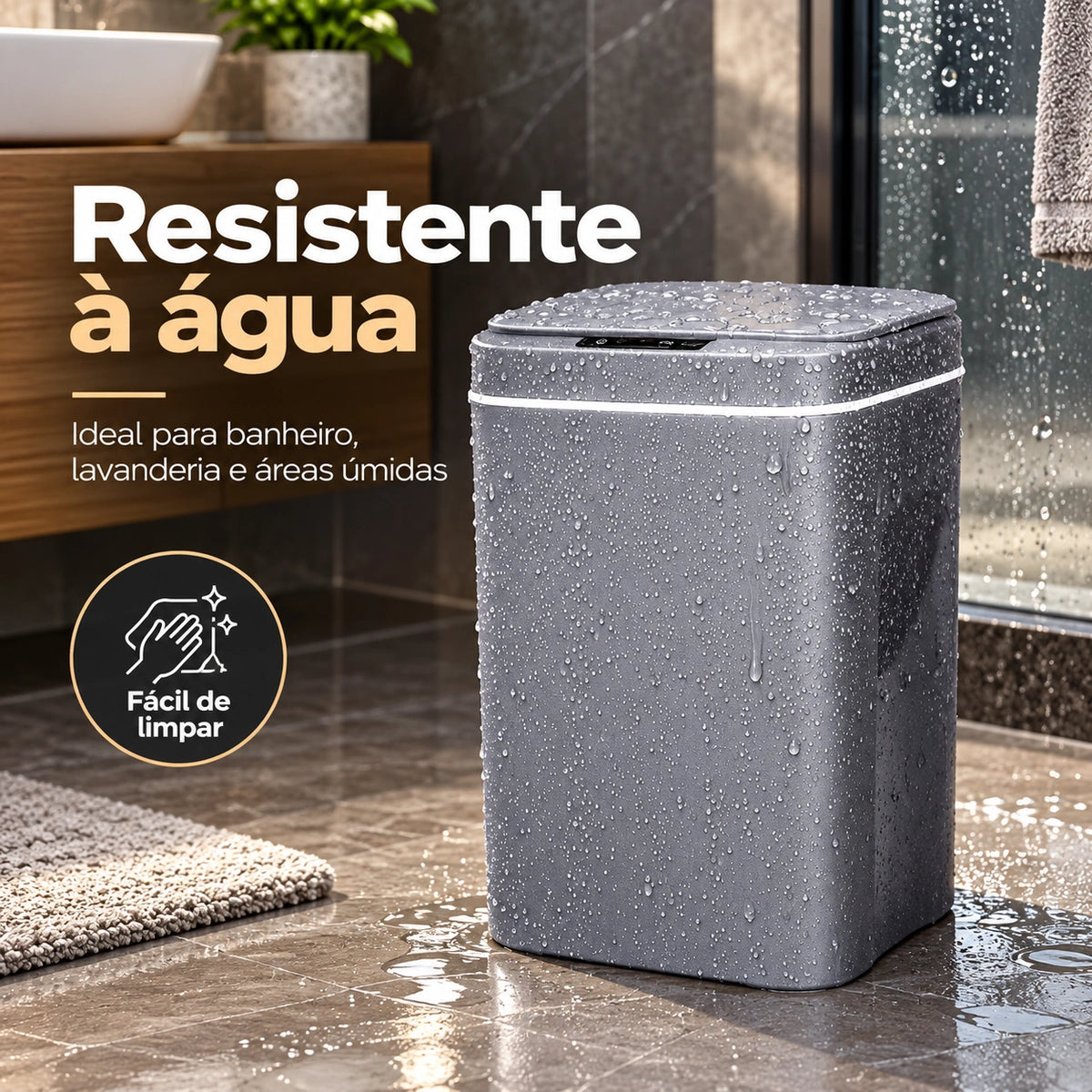 Lixeira Automática com Sensor de 16 Litros