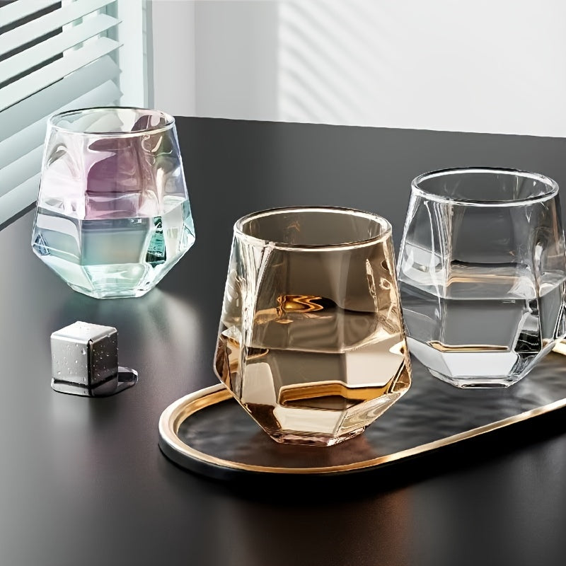 6 Peças de Copos de Vidro - Transparentes e Resistentes para Cerveja, Suco, Chá, Leite e Água - Ideais para Casa, Festas e Mesa de Jantar - Vidraria