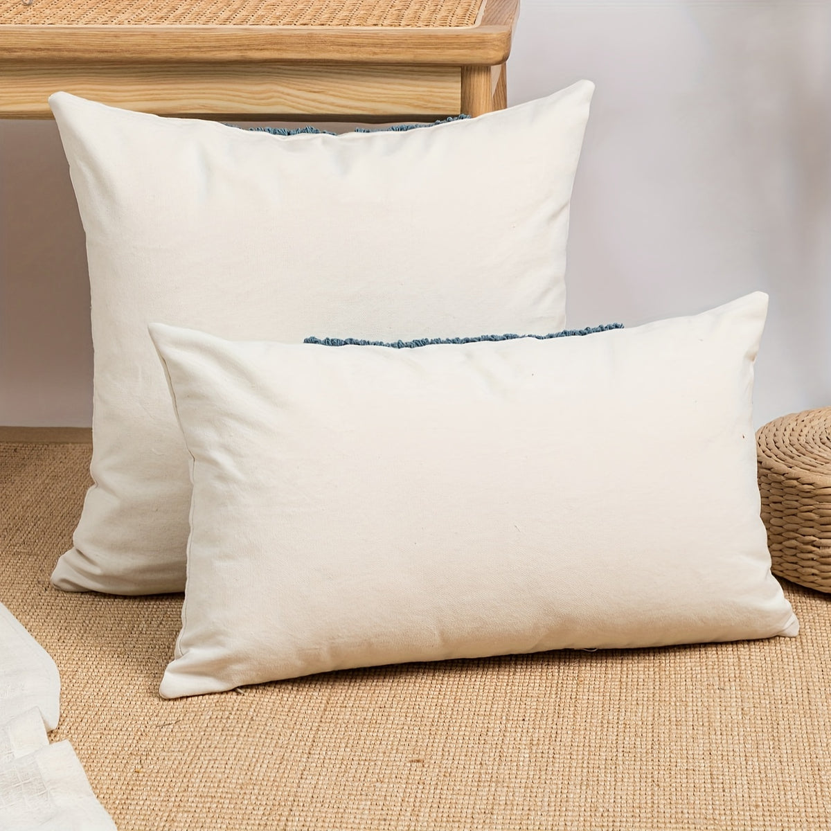 Capa de Almofada Geométrica em Meio-Círculo em Estilo Moderno Nórdico INS, Feita com Artesanato de Pelúcia Circular, Adequada para Decorar Casas de Modelo, Moradias de Hóspedes e Almofadas de Hotel.