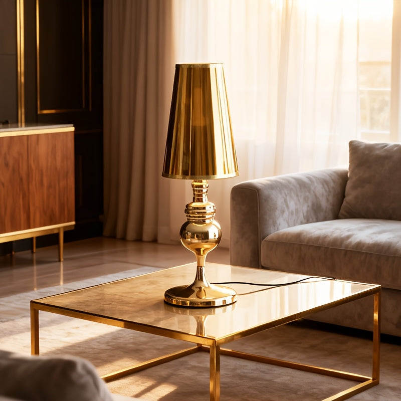 Luminária de Mesa de Luxo Leve - Ideal para Diversos Ambientes, Iluminação Auxiliar para Sala de Estar, Luz Ambiente para Balcão de Bar, Luminária de Leitura para Escritório, Decoração Temática e Iluminação Residencial