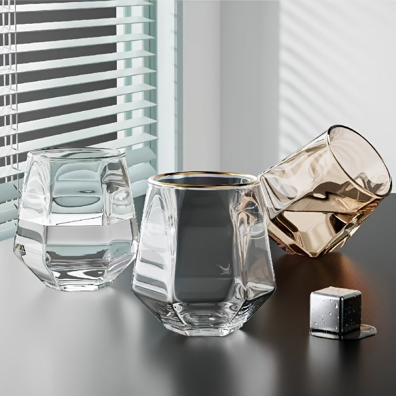 6 Peças de Copos de Vidro - Transparentes e Resistentes para Cerveja, Suco, Chá, Leite e Água - Ideais para Casa, Festas e Mesa de Jantar - Vidraria