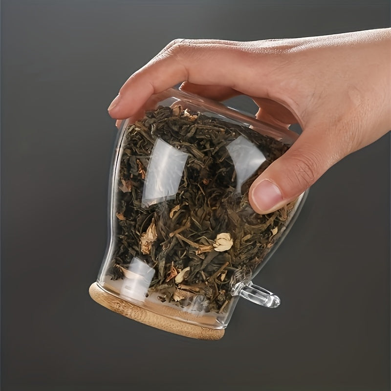 Conjunto de 2 Peças (Pote + Colher): Pote de Vidro Selado com Colher - Perfeito para Café, Açúcar, Chá, Sal e Especiarias | Organizador Ideal para Cozinha Doméstica, Restaurante e Caminhão de Comida