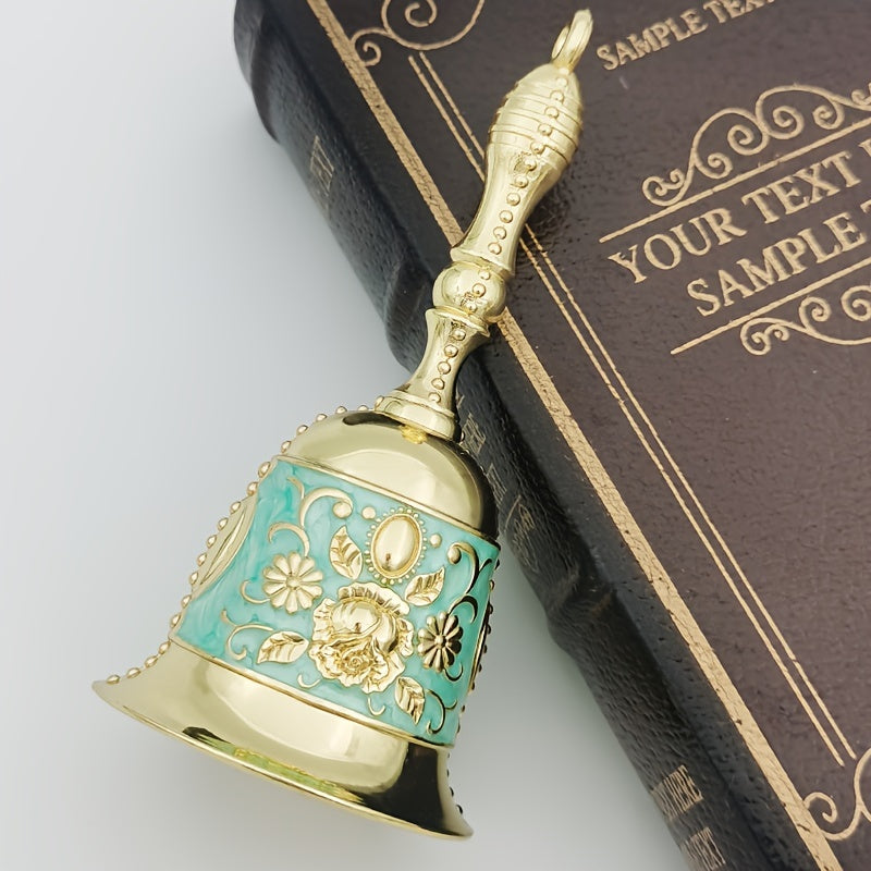 Sinos esculpidos à mão, sinos de cobre coloridos retrô, sinos de serviço, sinos de metal, sinos para idosos, sinos de casamento, sinos de serviço, sinos de Natal, Eid Al-Adha Mubarak