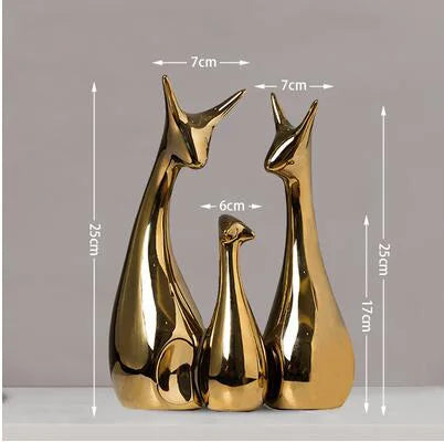 Esculturas Decorativas Modernas em Cerâmica