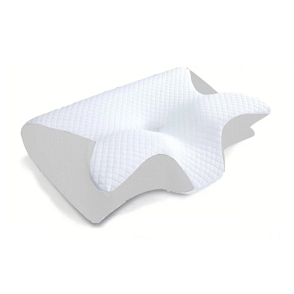 Travesseiro Ergonômico de Espuma Viscoelástica para Alívio Cervical