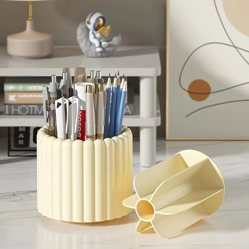 Organizador Giratório 360° para Pincéis – 7 Divisórias