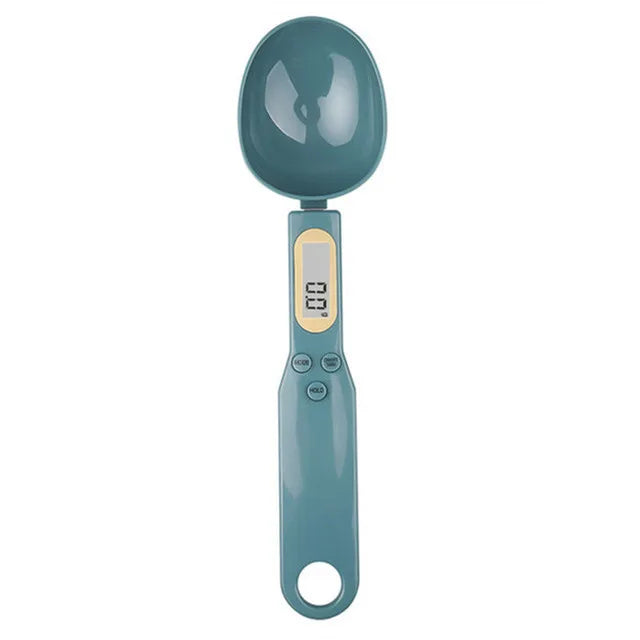 Balança Digital de Cozinha com Colher Medidora LCD