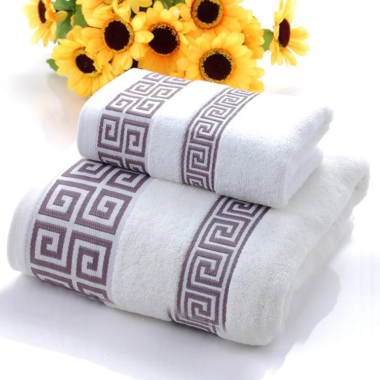 Conjunto de Toalhas Luxuosas 100% Algodão