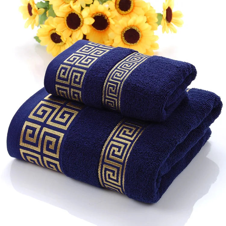Conjunto de Toalhas Luxuosas 100% Algodão
