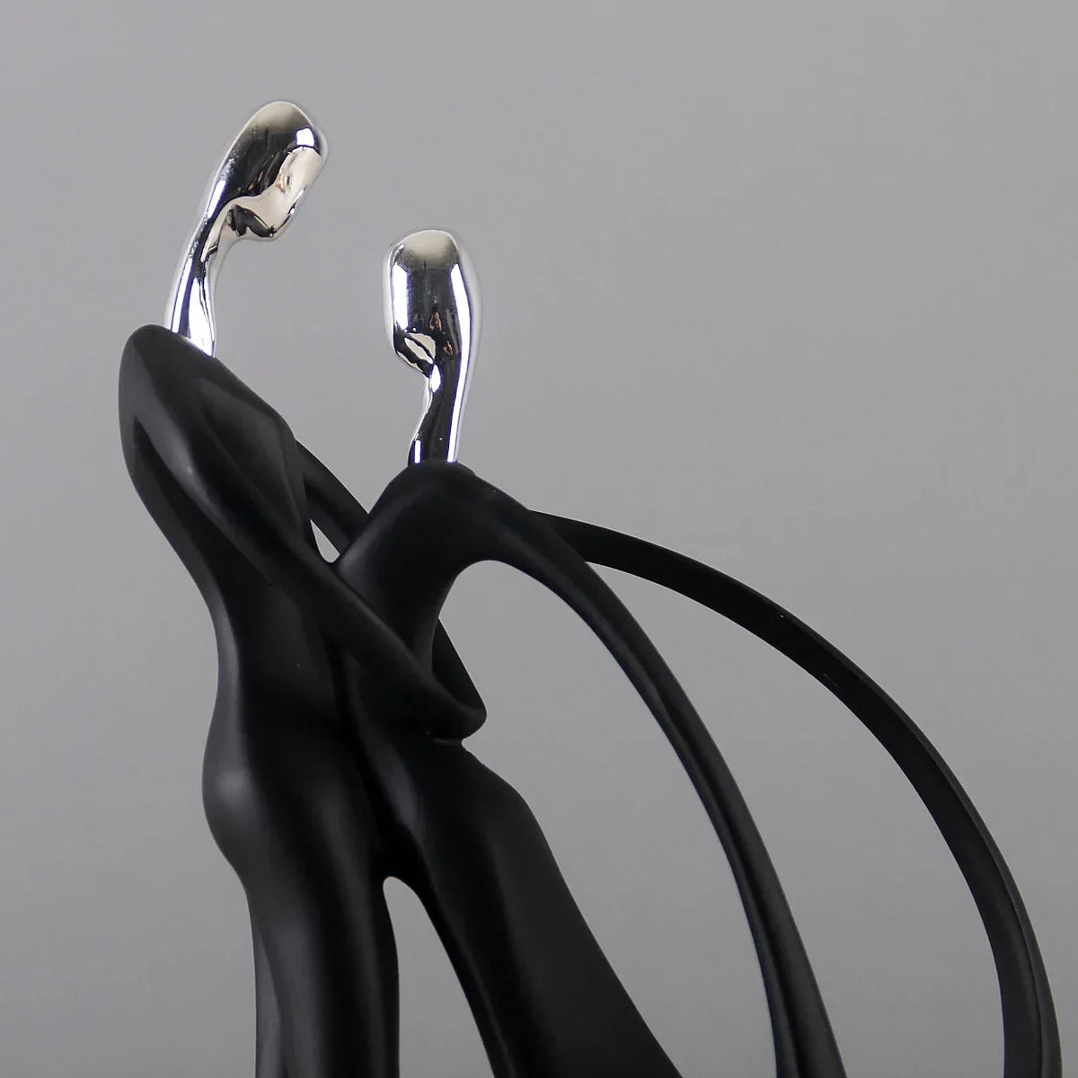 Arte nórdica dança casal resina figura ornamentos estatuetas acessórios de decoração para sala estar ornamentos para decoração casa