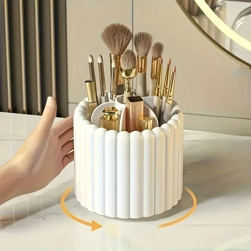 Organizador Giratório 360° para Pincéis – 7 Divisórias