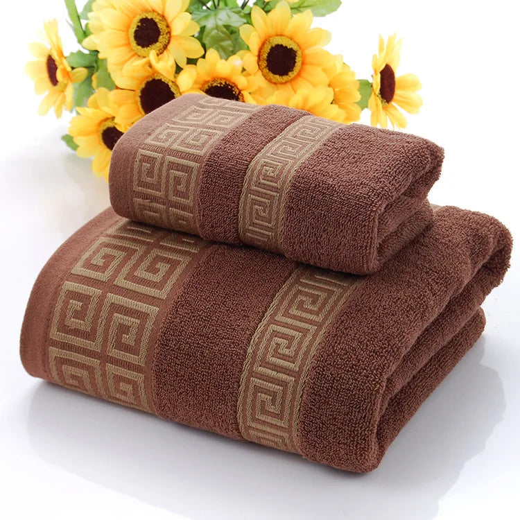 Conjunto de Toalhas Luxuosas 100% Algodão