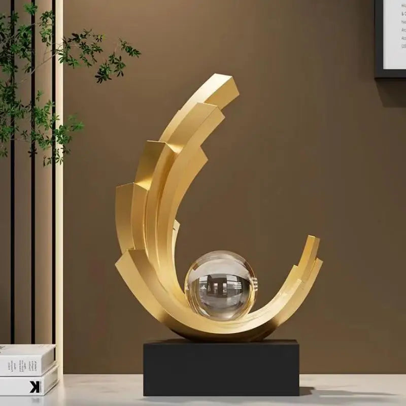 1Pc Collectible Figurine, Light Luxury Smooth Smooth Decoration Home Living Room Entrance Wine Cabinet Tv Cabinet Decoration Housewarming Opening Gift