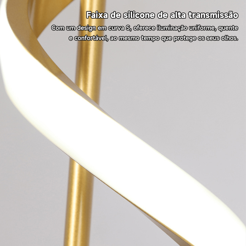 Luminária De Teto Pendente Led Moderna Lustre para Corredor Sala Quarto Moderna