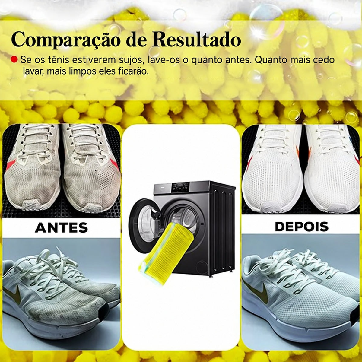 Bolsa Protetora para Lavar Tênis na Máquina