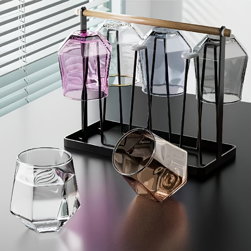 6 Peças de Copos de Vidro - Transparentes e Resistentes para Cerveja, Suco, Chá, Leite e Água - Ideais para Casa, Festas e Mesa de Jantar - Vidraria