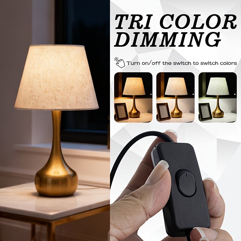 Lâmpada de Mesa Dourada Industrial Moderna | Iluminação Decorativa Minimalista com Alimentação por USB e Acabamento em Metal Polido para Quarto, Escritório, Sala de Estar & Decoração de Casa