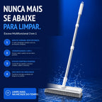 Escova Multifuncional 3 em 1 com Cabo Extensível
