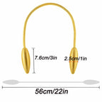 5 unidades de suportes de cortina dourados em tecido macio | Suportes de cortina com modelação aleatória e nó, suportes de cortina duráveis em poliéster para cortinas de janela, suportes de decoração elegantes para casa com trabalhos finos