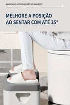 Banquinho Apoio para Pés no Banheiro