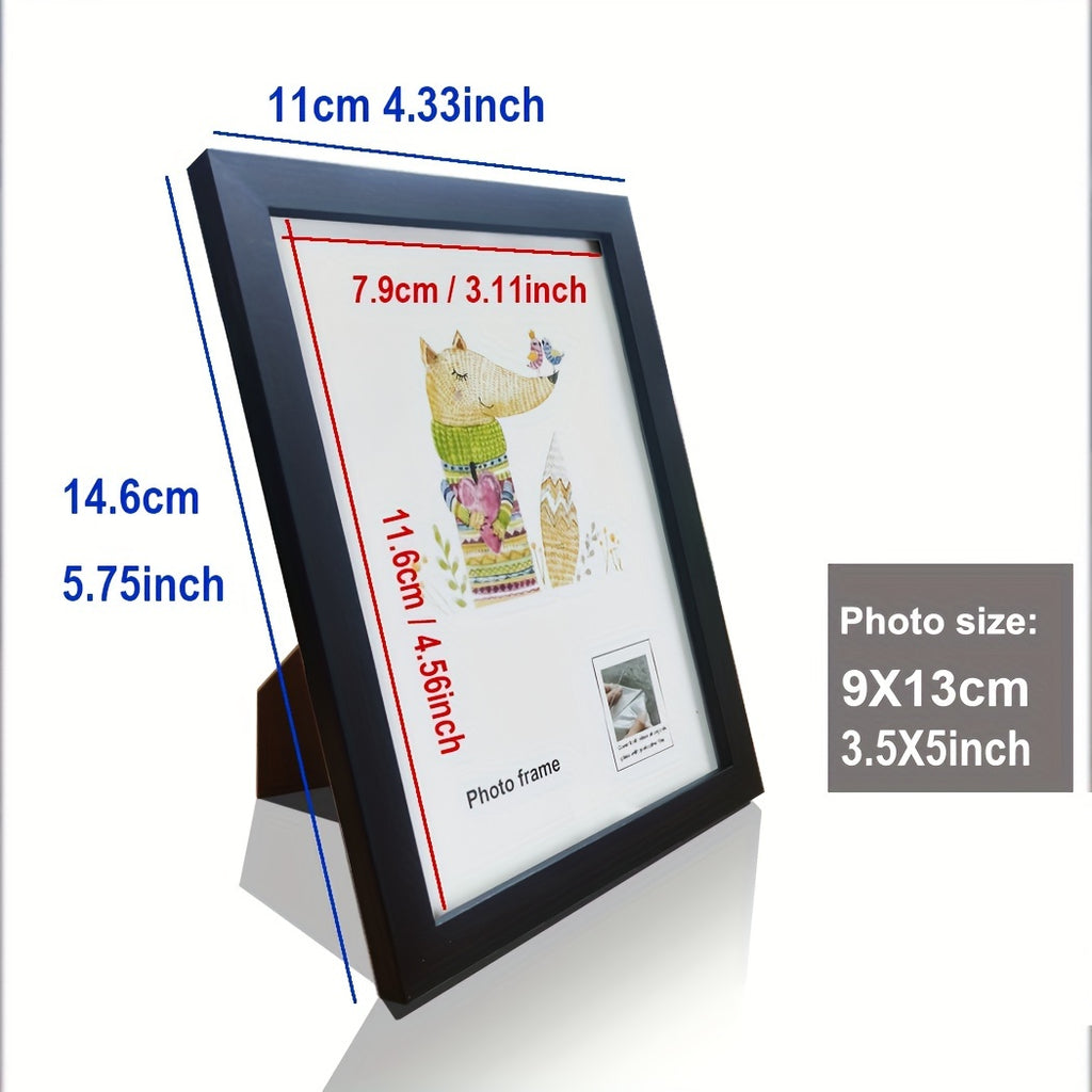 1 moldura de foto de madeira artesanalmente feita