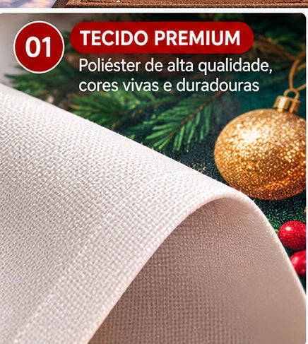 Painel Decorativo de Porta Papai Noel para Natal
