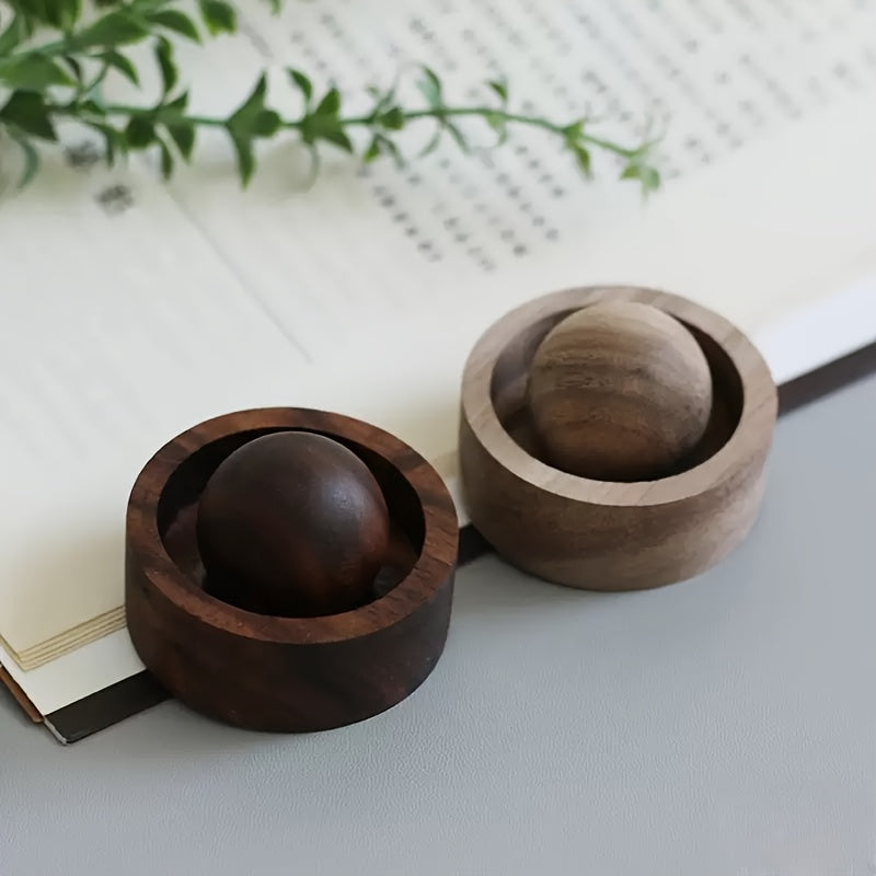 Diffusor de Aromas Elegante em Madeira, Design Rotativo para Interior do Carro & Quarto, Não Inflamável, Ideia de Presente Perfeita - Melhora a Qualidade do Ar com Fragrância, Perfume Doméstico