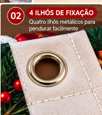 Painel Decorativo de Porta Papai Noel para Natal