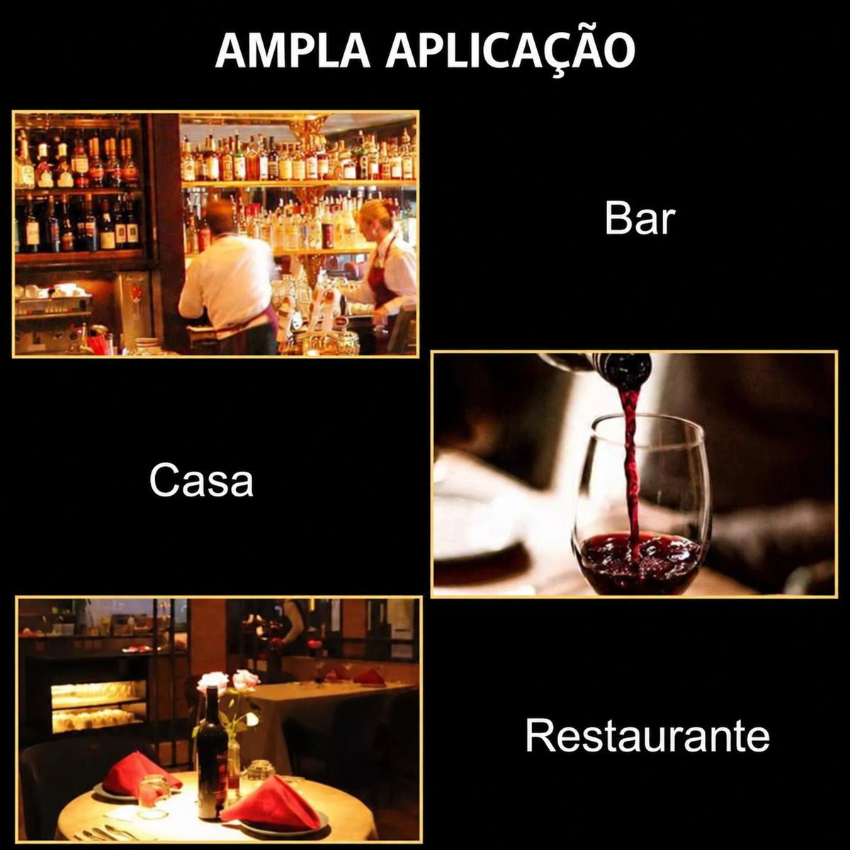 Bastão Refrigerador de Vinho em Aço Inox