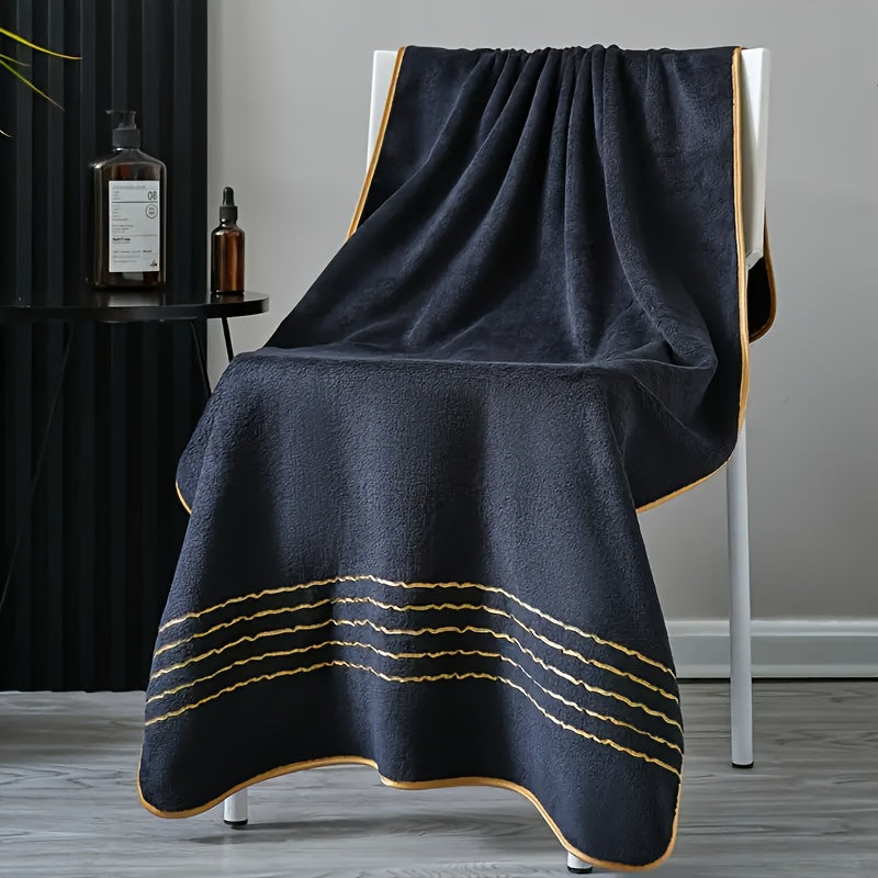 Conjunto de 3 Toalhas de Banho Premium Coral, Toalha de Cabelo Macia e Absorvente Espessada para Uso Doméstico, 70,0 x 140,0 cm, Adequado para Família, Casais, Hotéis & SPA, Fitness ao Ar Livre, Camping, Presente de Natal