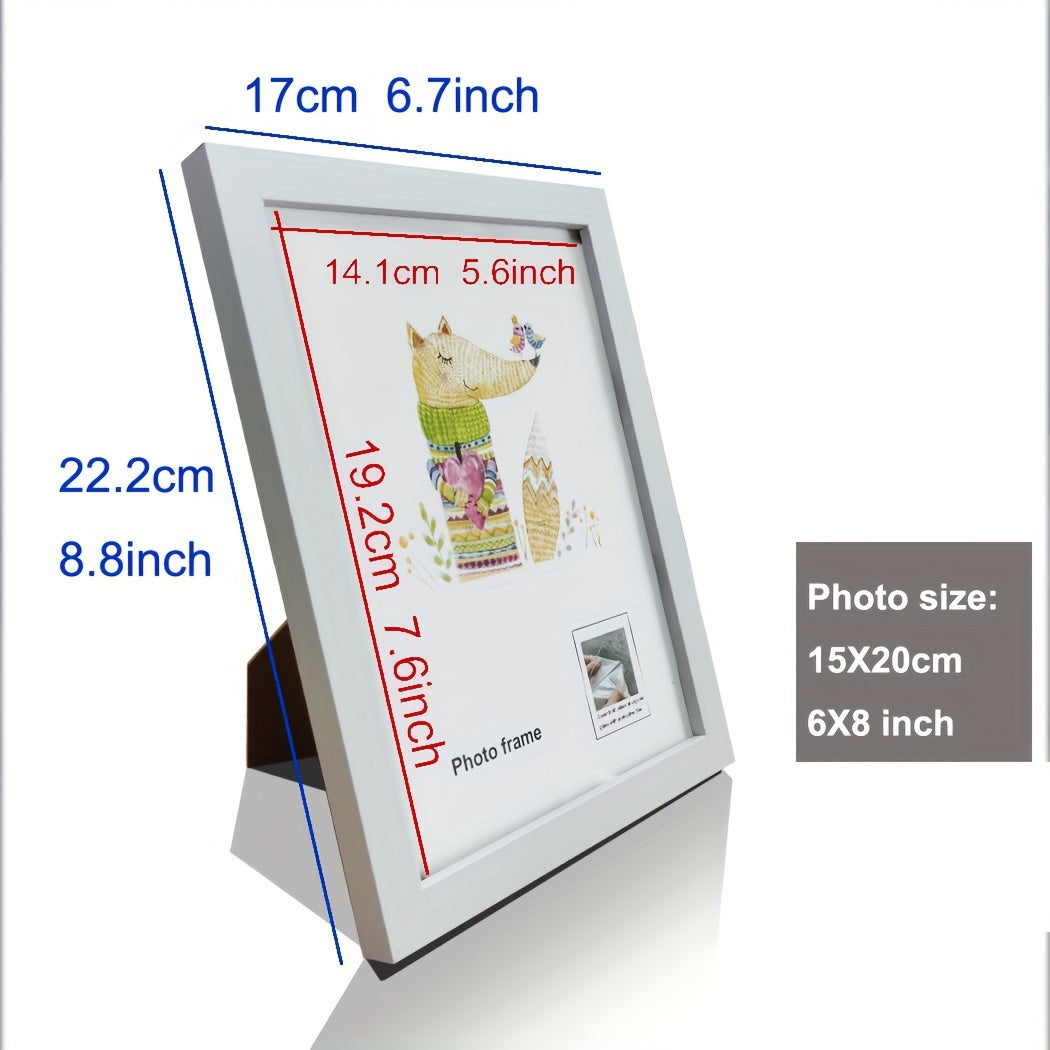 1 moldura de foto de madeira artesanalmente feita