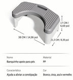 Banquinho Apoio para Pés no Banheiro