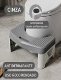 Banquinho Apoio para Pés no Banheiro