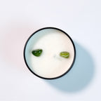 Vela Aromática de Cristal, Cera Premium de Soja com Lavanda e Outros Cheirosos Embutidos em Pétalas Decorativas – Presente Perfeito para Dia dos Namorados ou Mães (Amigas/Namoradas), Fragrância Duradoura Para Ambientes Internos, Idealpara Festas Ano Novo