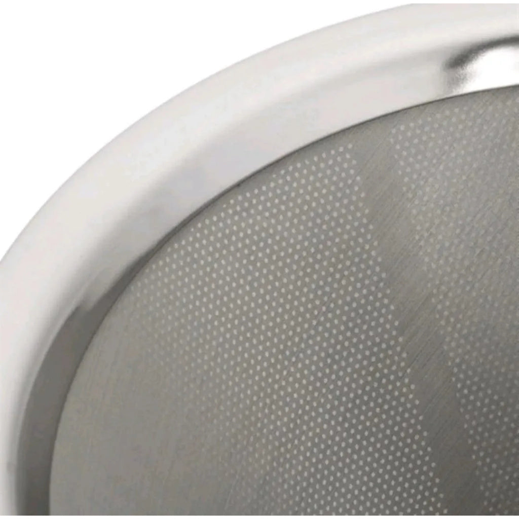Filtro de Café Reutilizável em Inox Compatível com Suporte de Cone Padrão Lavável