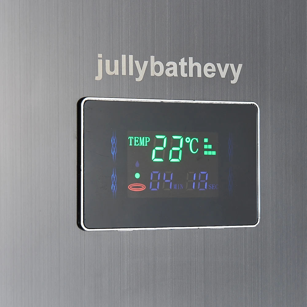 Painel de Chuveiro LED com Massagem e Display Digital