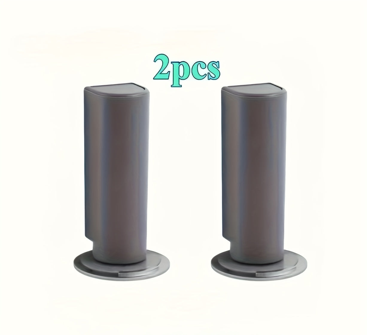 Set of 2 Durable Magnetic Door Stoppers - Easy to Install Without Drilling, Adhesive Backing, Protects Doors from Collisions, Available in Black, White, And Gray, Featuring a Unique Design, And Can Be Firmly Secured