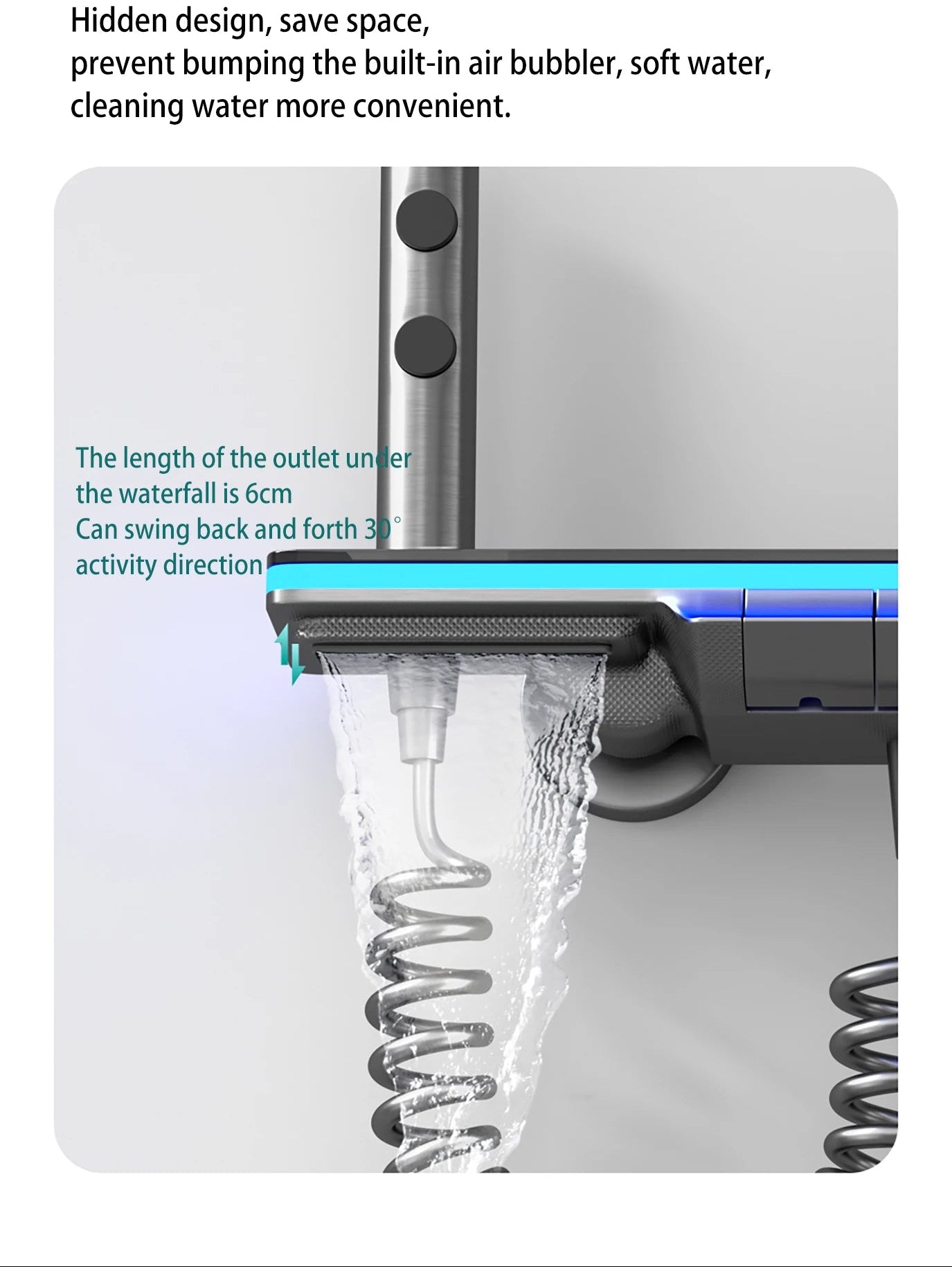 Chuveiro Luxo com Luzes e Display Digital