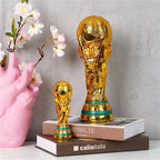 Troféu de Futebol de Resina Dourada