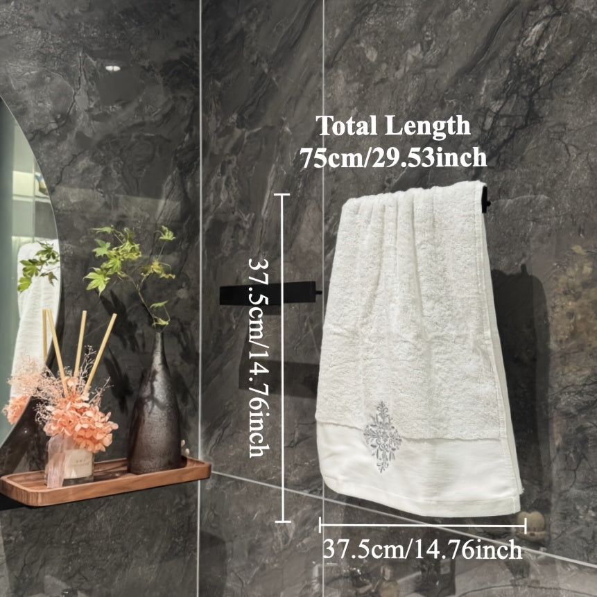 Toalha de Rosto e Corpo em Algodão Puro e Espesso com Bordado - Exclusivo para Hotéis, Luxo Classe A, Macia, Absorvente, Sem Desfiamento, Uso Doméstico, Salão de Beleza, SPA, Presente de Alta Qualidade