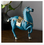 Escultura de Cavalo em Resina para Decoração de Ambientes