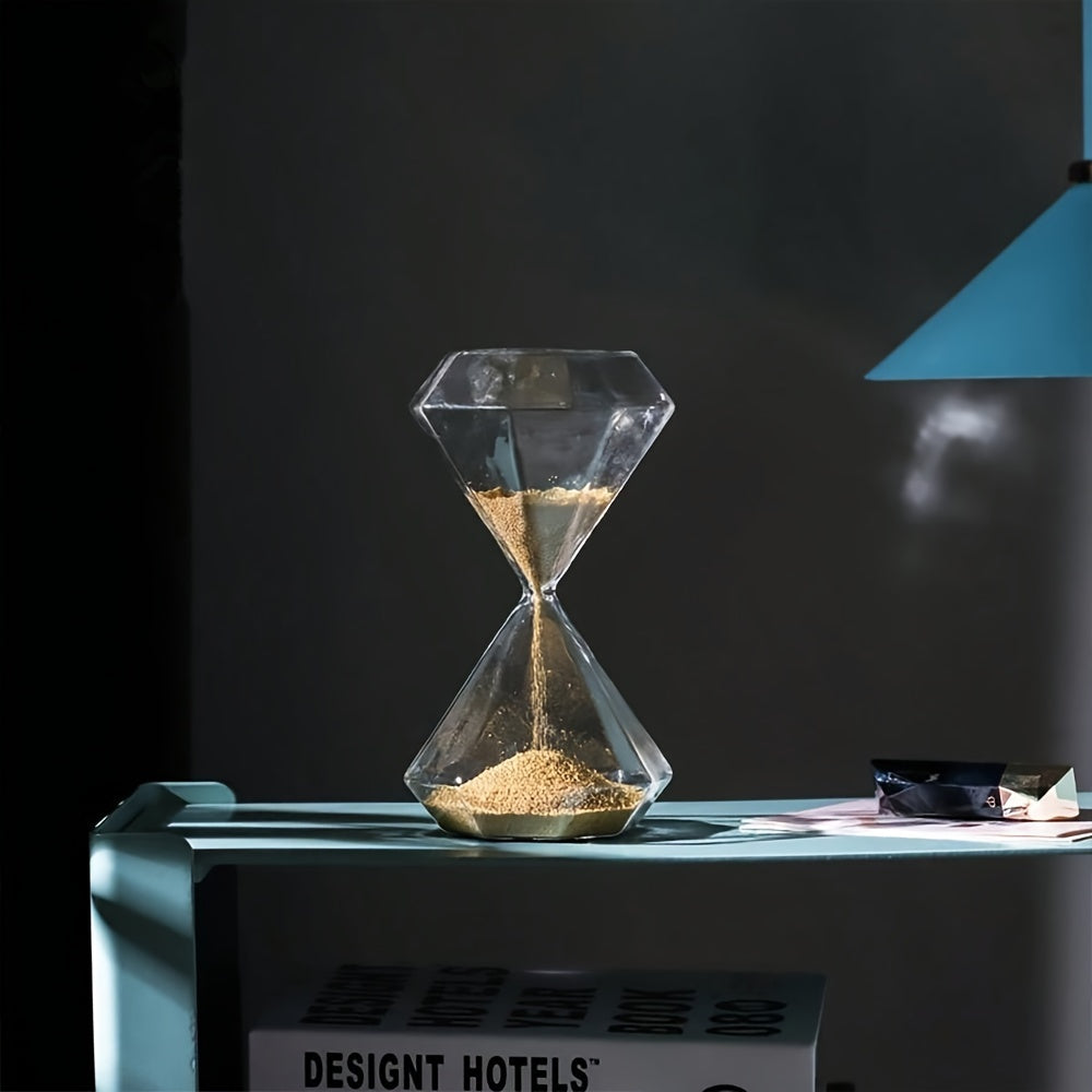 5-Minute Diamond Hourglass Timer Home Decor - Creative Gift for Friends and Family