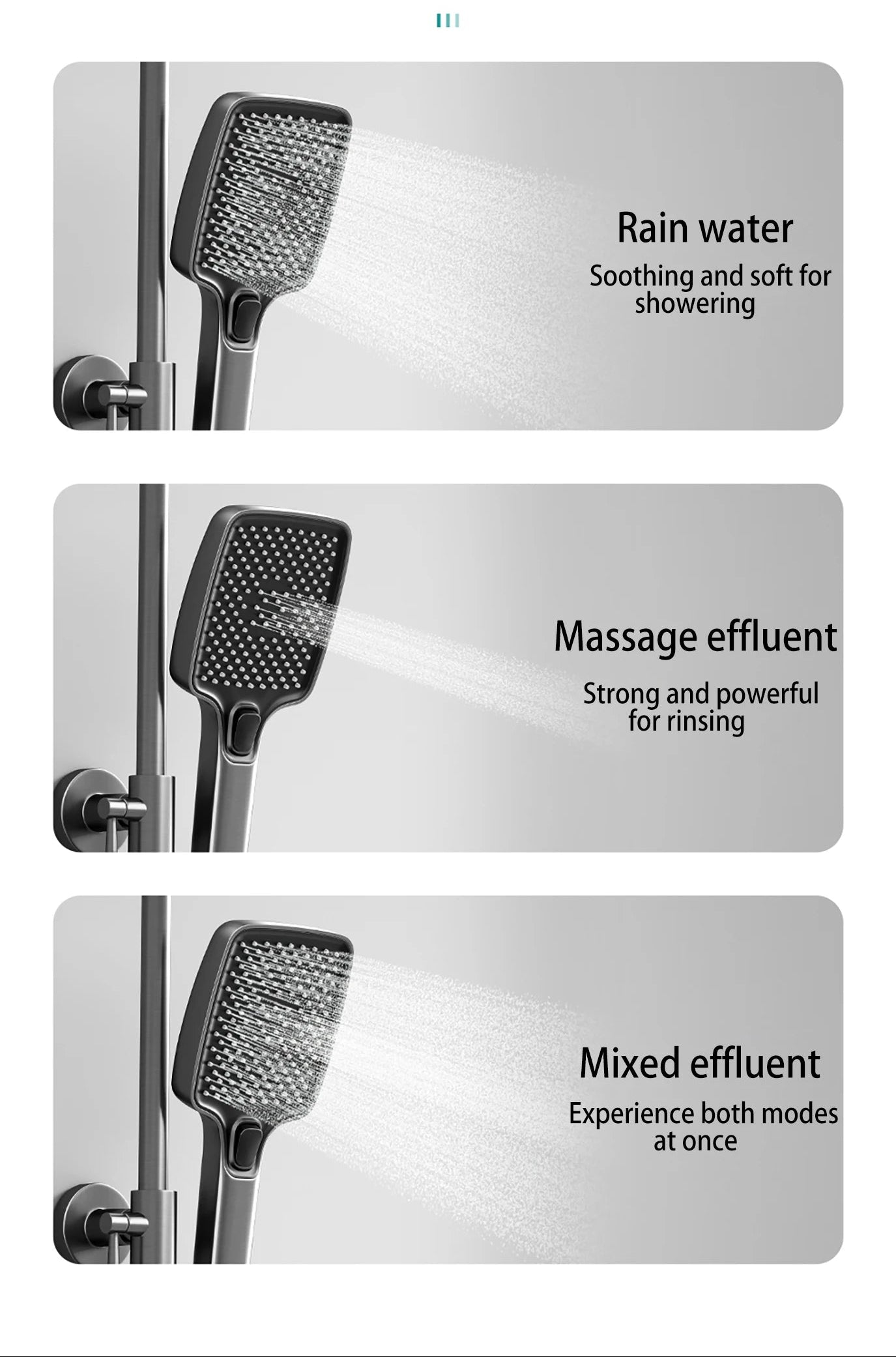 Chuveiro Luxo com Luzes e Display Digital