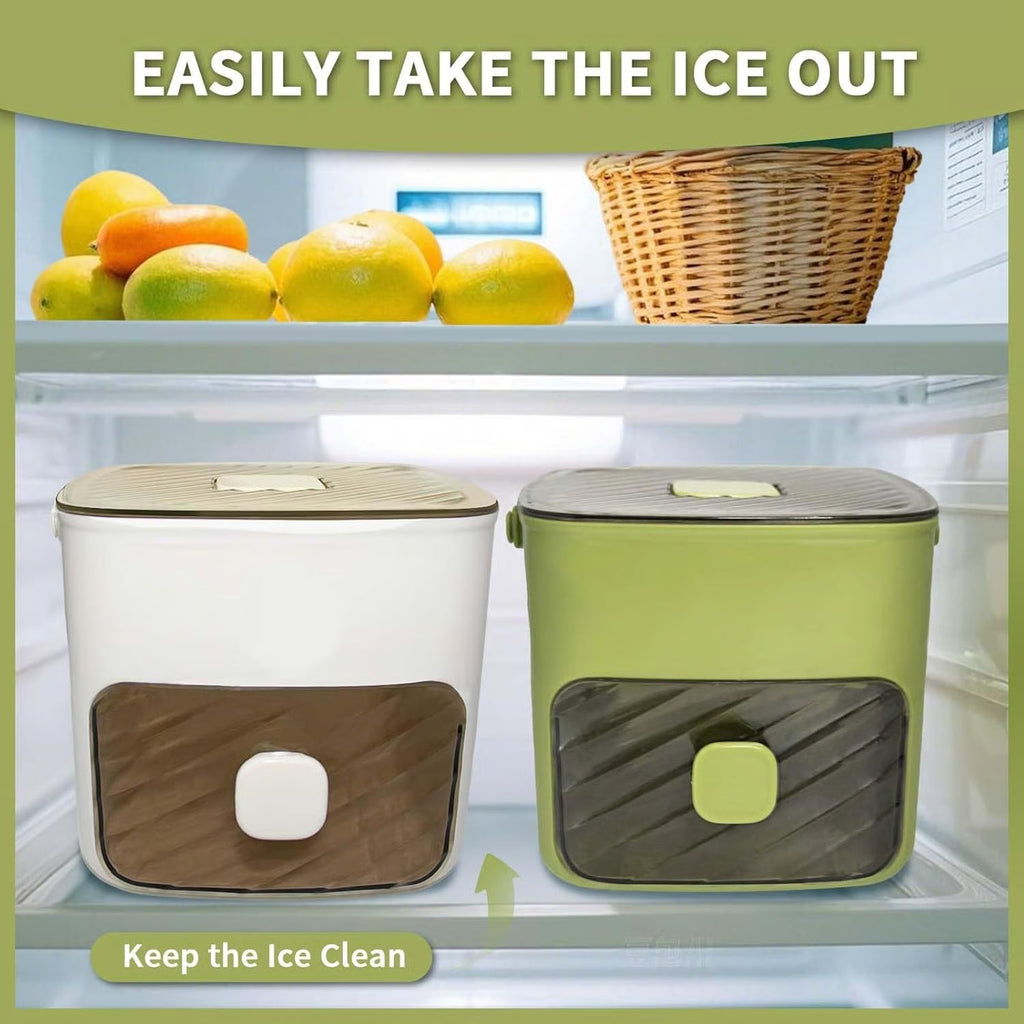 Portable Household Layer Ice Cube with Storage Bin ＆ Lid