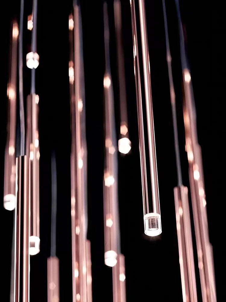 Lustre LED Moderno para Escadas e Salas de Estar
