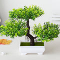 1 unidade, Árvore Bonsai Artificial Realista em Vaso Pequeno para Decoração de Mesa em Casa, Decoração de Jardim ou Ornamentos de Arranjo