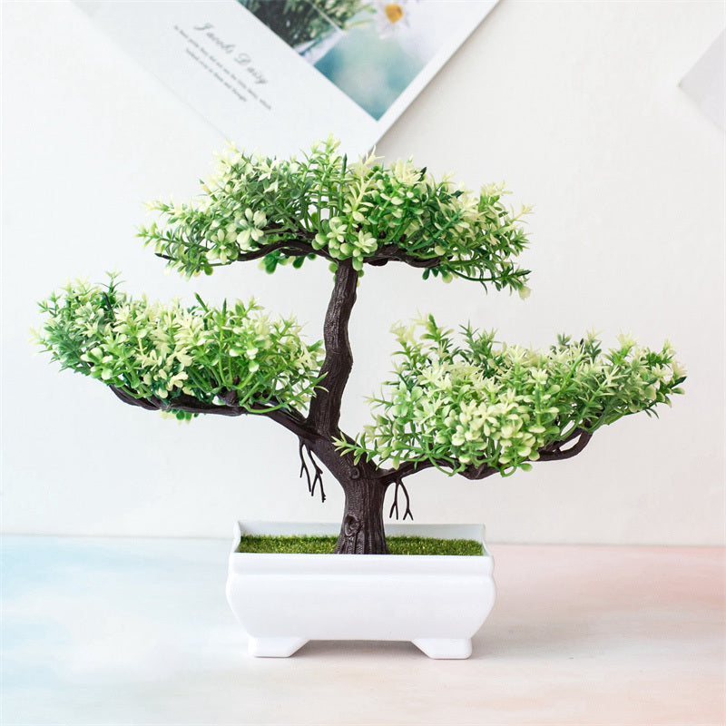 1 unidade, Árvore Bonsai Artificial Realista em Vaso Pequeno para Decoração de Mesa em Casa, Decoração de Jardim ou Ornamentos de Arranjo